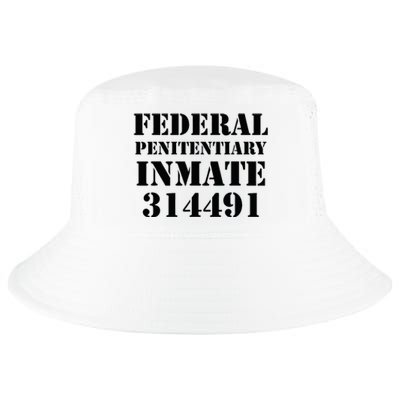 Federal Penitentiary Inmate Funny Halloween Prisoner Costume Cool Comfort Performance Bucket Hat