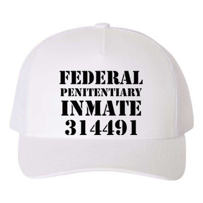 Federal Penitentiary Inmate Funny Halloween Prisoner Costume Yupoong Adult 5-Panel Trucker Hat