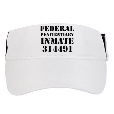 Federal Penitentiary Inmate Funny Halloween Prisoner Costume Adult Drive Performance Visor