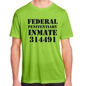 Federal Penitentiary Inmate Funny Halloween Prisoner Costume Adult ChromaSoft Performance T-Shirt