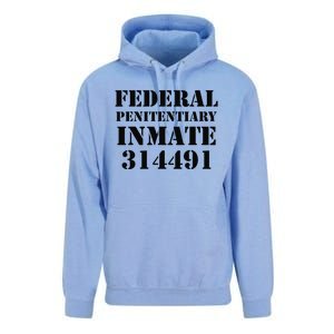 Federal Penitentiary Inmate Funny Halloween Prisoner Costume Unisex Surf Hoodie