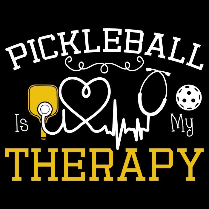 Funny Pickleball Is My Therapy Pickleball Player Humor Wool Snapback Cap