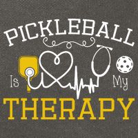 Funny Pickleball Is My Therapy Pickleball Player Humor Cotton Canvas Backpack