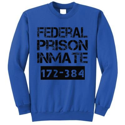 Federal Prison Inmate Jail Halloween Costume Funny Sweatshirt