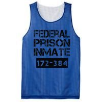 Federal Prison Inmate Jail Halloween Costume Funny Mesh Reversible Basketball Jersey Tank