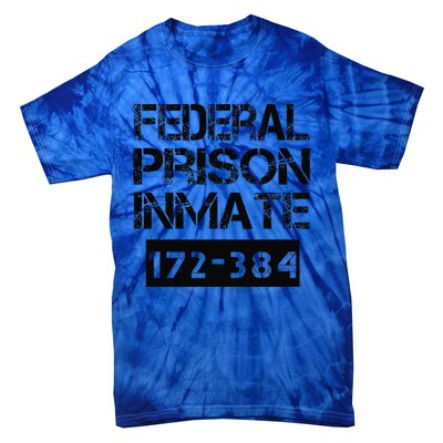 Federal Prison Inmate Jail Halloween Costume Funny Tie-Dye T-Shirt