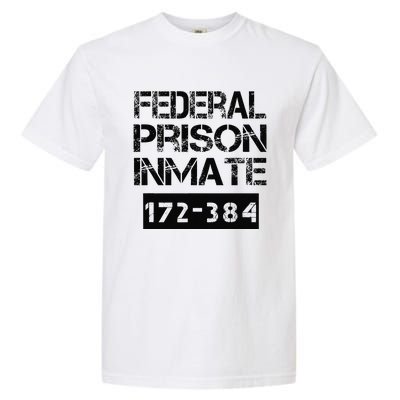 Federal Prison Inmate Jail Halloween Costume Funny Garment-Dyed Heavyweight T-Shirt