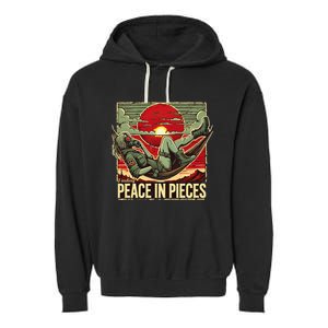 Finding Peace In Pieces Garment-Dyed Fleece Hoodie