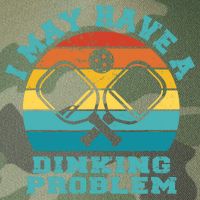 Funny Pickleball I May Have A Dinking Problem Day Dinking Legacy Tie Dye Trucker Hat