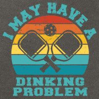 Funny Pickleball I May Have A Dinking Problem Day Dinking Cotton Canvas Backpack