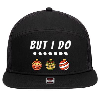 Family Party I Do Matching Christmas 7 Panel Mesh Trucker Snapback Hat