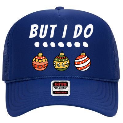 Family Party I Do Matching Christmas High Crown Mesh Back Trucker Hat