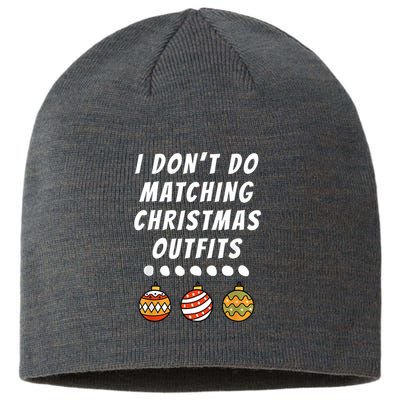 Family Party I DonT Do Matching Christmas Outfits Ornaments Sustainable Beanie