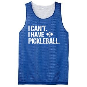 Funny Pickleball I Cant I Have Pickleball Cute Sport Gift Mesh Reversible Basketball Jersey Tank