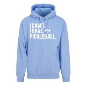 Funny Pickleball I Cant I Have Pickleball Cute Sport Gift Unisex Surf Hoodie