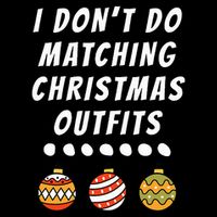 Family Party I DonT Do Matching Christmas Ornaments 7-Panel Snapback Hat
