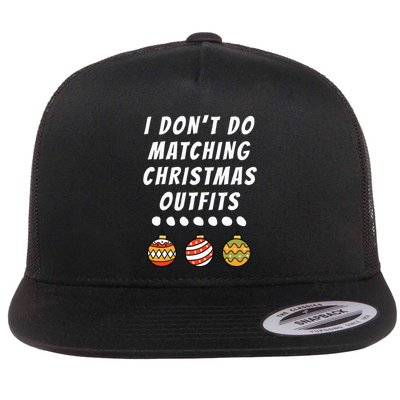 Family Party I DonT Do Matching Christmas Ornaments Flatbill Hat