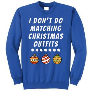 Family Party I DonT Do Matching Christmas Ornaments Sweatshirt