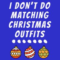 Family Party I DonT Do Matching Christmas Ornaments 16 in Basic Backpack