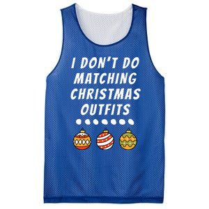 Family Party I DonT Do Matching Christmas Ornaments Mesh Reversible Basketball Jersey Tank