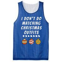 Family Party I DonT Do Matching Christmas Ornaments Mesh Reversible Basketball Jersey Tank