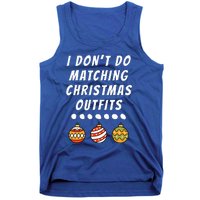 Family Party I DonT Do Matching Christmas Ornaments Tank Top