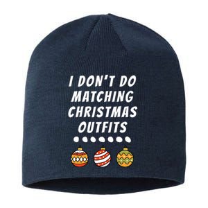 Family Party I DonT Do Matching Christmas Outfits Ornaments Sustainable Beanie