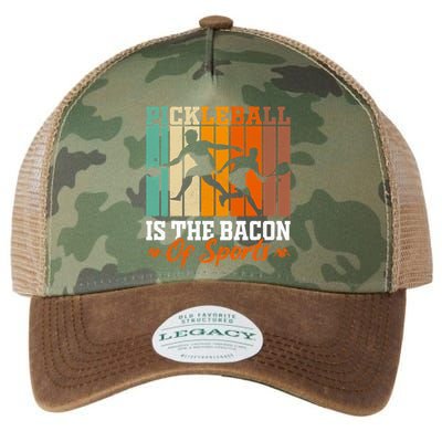 Funny Pickleball Is The Bacon Of Sports Legacy Tie Dye Trucker Hat