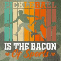 Funny Pickleball Is The Bacon Of Sports Legacy Tie Dye Trucker Hat