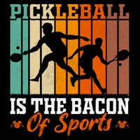 Funny Pickleball Is The Bacon Of Sports 7-Panel Snapback Hat