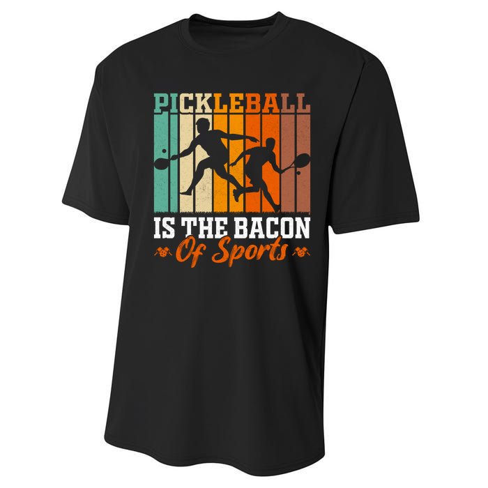 Funny Pickleball Is The Bacon Of Sports Performance Sprint T-Shirt