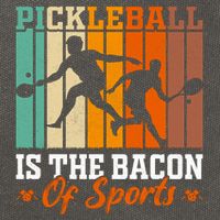 Funny Pickleball Is The Bacon Of Sports Cotton Canvas Backpack