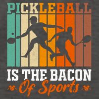 Funny Pickleball Is The Bacon Of Sports Vector Backpack