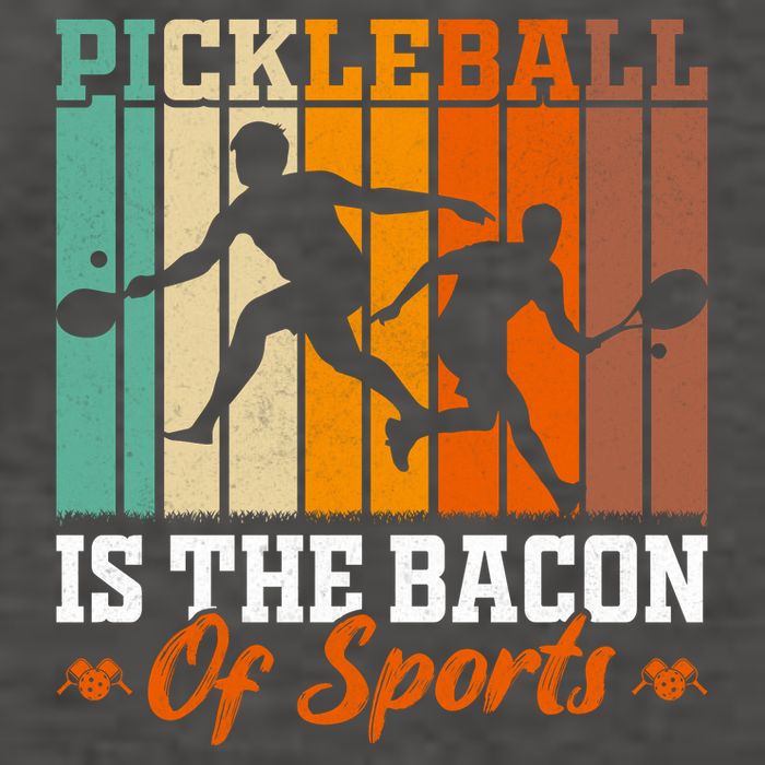 Funny Pickleball Is The Bacon Of Sports Vector Backpack
