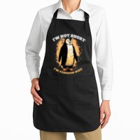 Funny Penguin Im Not Short Im Penguin Size Apron