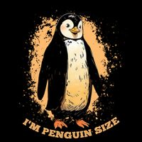 Funny Penguin Im Not Short Im Penguin Size Mug