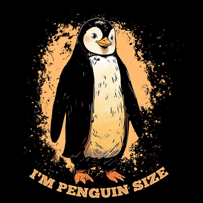 Funny Penguin Im Not Short Im Penguin Size Mug