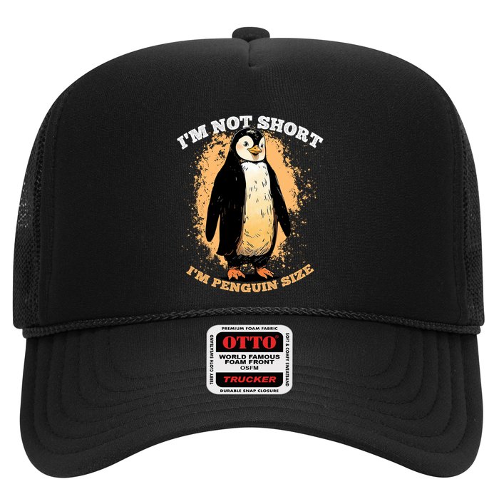 Funny Penguin Im Not Short Im Penguin Size Hat