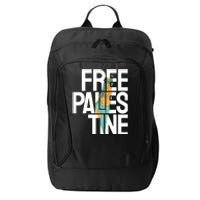 Free Palestine I Stand With Palestine City Backpack