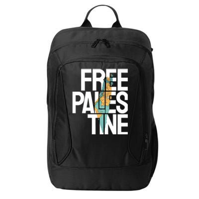 Free Palestine I Stand With Palestine City Backpack