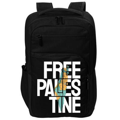 Free Palestine I Stand With Palestine Impact Tech Backpack