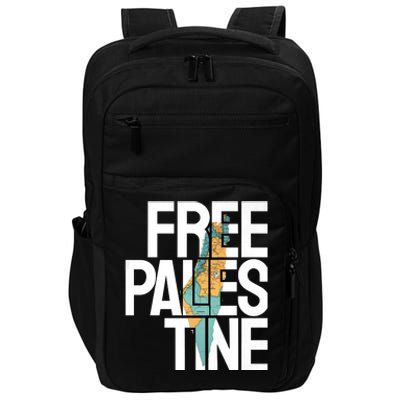 Free Palestine I Stand With Palestine Impact Tech Backpack