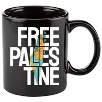 Free Palestine I Stand With Palestine 11oz C Handle Ceramic Mug