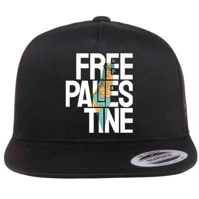 Free Palestine I Stand With Palestine Flatbill Hat