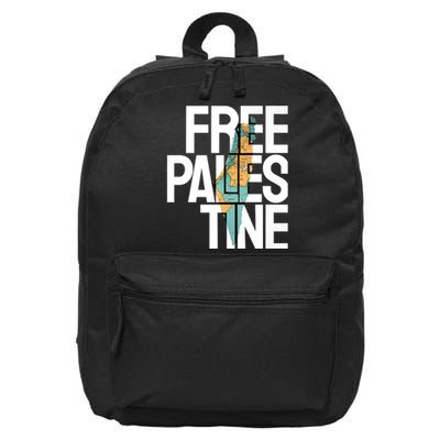 Free Palestine I Stand With Palestine 16 in Basic Backpack