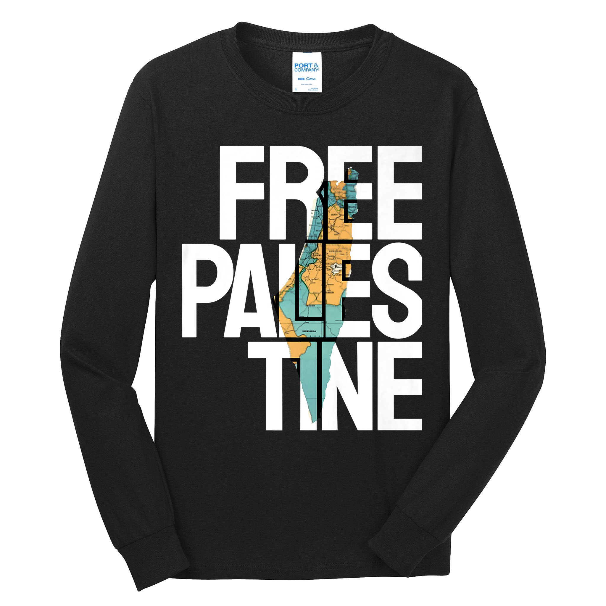 Free Palestine I Stand With Palestine Tall Long Sleeve T-Shirt