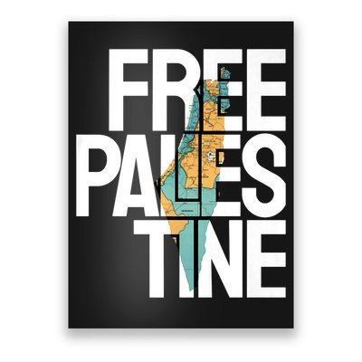 Free Palestine I Stand With Palestine Poster