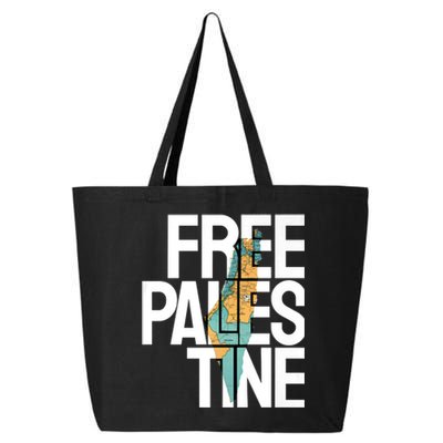 Free Palestine I Stand With Palestine 25L Jumbo Tote