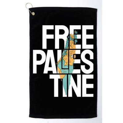 Free Palestine I Stand With Palestine Golf Towel