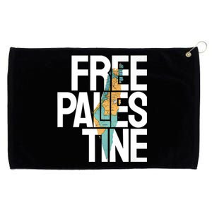 Free Palestine I Stand With Palestine Grommeted Golf Towel